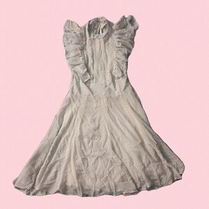 Paul & Joe Cream Long Sleeve Dress with Polka Dots